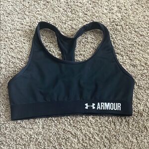 Under Armour Black Racerback Sports Bra